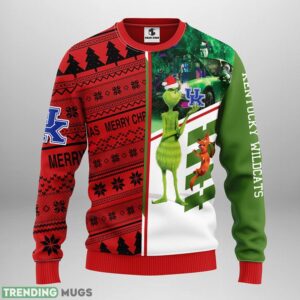 Kentucky Wildcats Grinch & Scooby doo Ugly Christmas Sweater Special Christmas Gift 3D Sweater