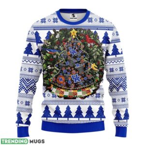 Kentucky Wildcats Tree Ball Ugly Christmas Sweater Special Christmas Gift 3D Sweater
