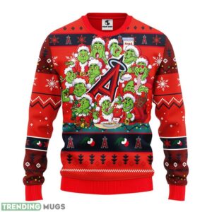 Los Angeles Angels 12 Grinch Xmas Day Ugly Christmas Sweater Special Christmas Gift 3D Sweater