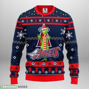 Los Angeles Angels Funny Grinch Ugly Christmas Sweater Special Christmas Gift 3D Sweater