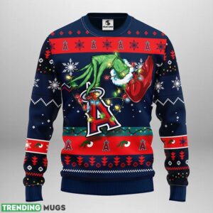 Los Angeles Angels Grinch Ugly Christmas Sweater Special Christmas Gift 3D Sweater