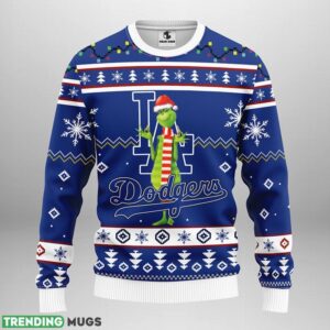 Los Angeles Dodgers Funny Grinch Ugly Christmas Sweater Special Christmas Gift 3D Sweater