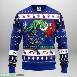 Los Angeles Dodgers Grinch Ugly Christmas Sweater Special Christmas Gift 3D Sweater