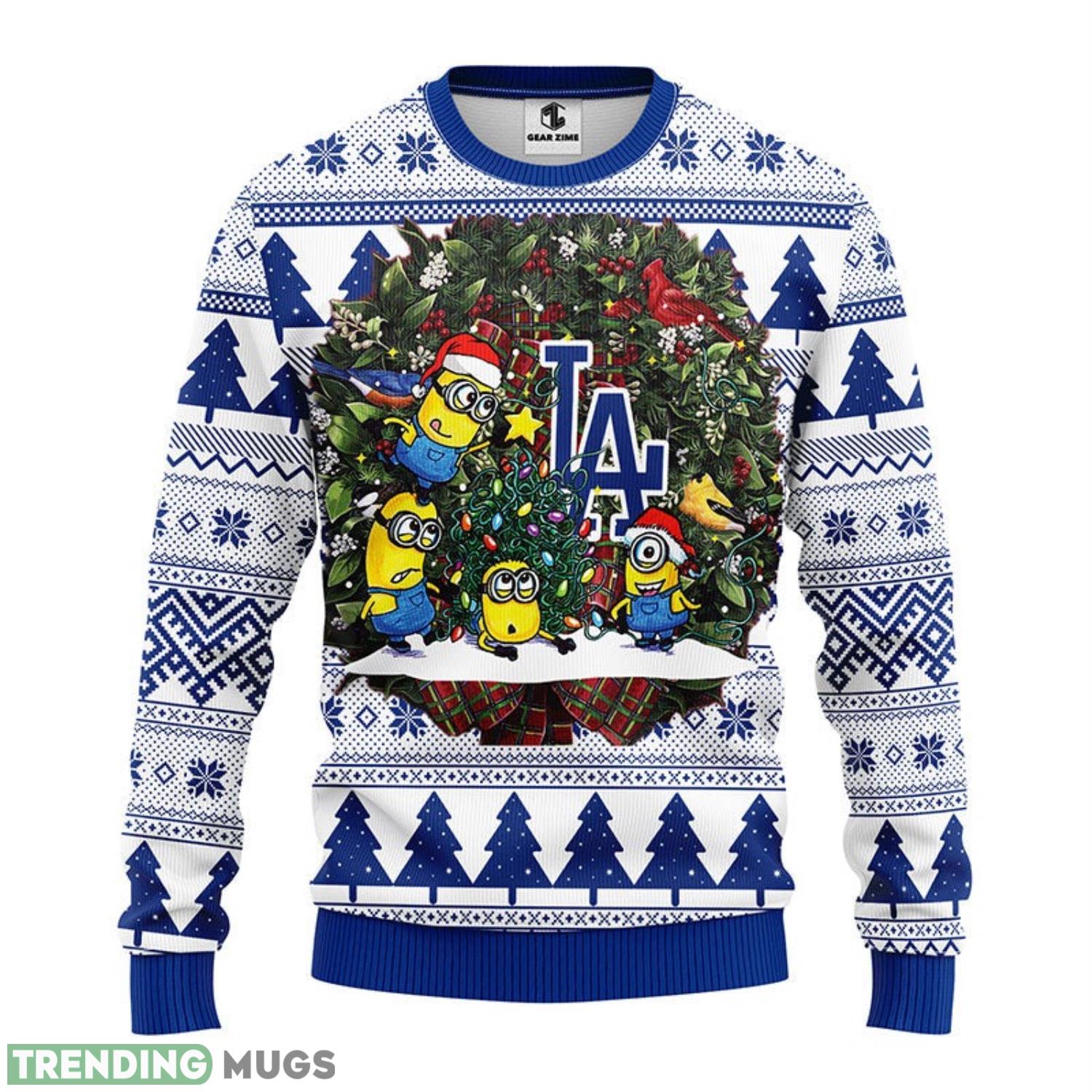 Los Angeles Dodgers Minion Ugly Christmas Sweater Special Christmas Gift 3D Sweater Los Angeles Dodgers Minion Ugly Christmas Sweater Special Christmas Gift 3D Sweater