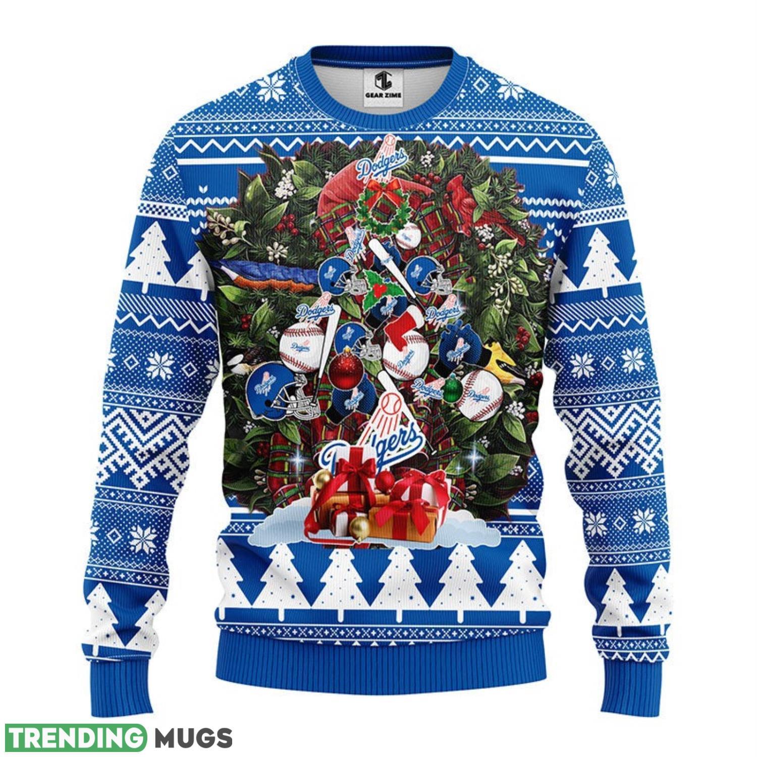 Los Angeles Dodgers Tree Ugly Christmas Sweater men women Christmas Gift 3D Sweater Los Angeles Dodgers Tree Ugly Christmas Sweater men women Christmas Gift 3D Sweater
