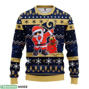 Los Angeles Rams Dabbing Santa Claus Ugly Christmas Sweater Special Christmas Gift 3D Sweater