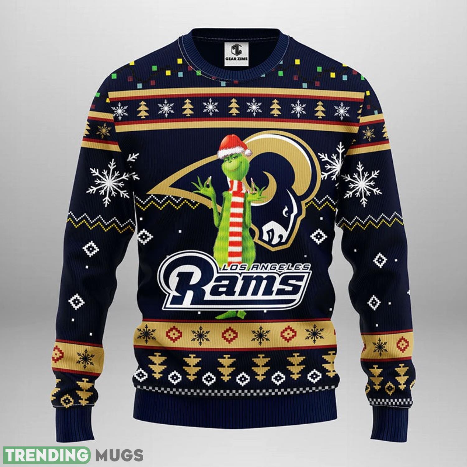 Los Angeles Rams Funny Grinch Ugly Christmas Sweater Special Christmas Gift 3D Sweater Los Angeles Rams Funny Grinch Ugly Christmas Sweater Special Christmas Gift 3D Sweater