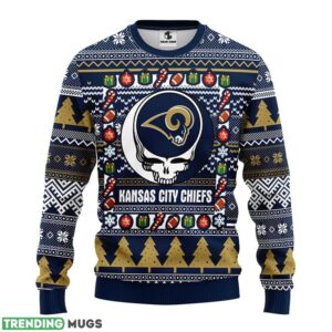 Los Angeles Rams Grateful Dead Ugly Christmas Sweater men women Christmas Gift 3D Sweater