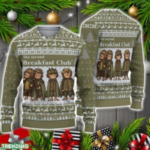 LOTR The Second Breakfast Club Ugly Sweater Christmas Holiday Gift Christmas Sweater Christmas Holiday Gift Product Photo 1