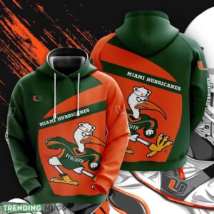 Miami Hurricanes 3D Hoodie For Fans New Trending All OVer Print - Miami Hurricanes 3D Hoodie For Fans New Trending All OVer Print