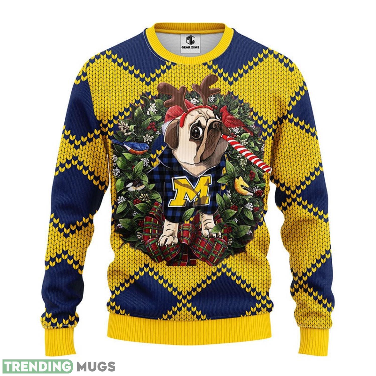 Michigan Wolverines Pub Dog Christmas Ugly Sweater 3D Christmas Sweater For Men Women 3D Sweater Michigan Wolverines Pub Dog Christmas Ugly Sweater 3D Christmas Sweater For Men Women 3D Sweater