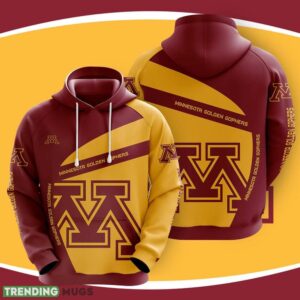 Minnesota Golden Gophers 3D Hoodie For Fans New Trending All OVer Print - Minnesota Golden Gophers 3D Hoodie For Fans New Trending All OVer Print
