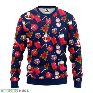 Minnesota Twins Santa Claus Snowman Christmas Ugly Sweater 3D Christmas Sweater For Men Women Product Photo 1