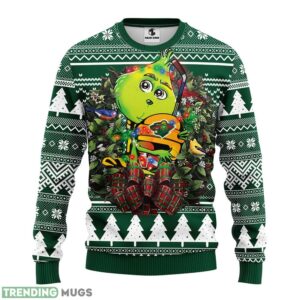 Minnesota Wild Grinch Hug Christmas Ugly Sweater 3D Christmas Sweater For Men Women Product Photo 1