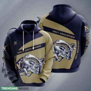 Navy Midshipmen 3D Hoodie For Fans New Trending All OVer Print - Navy Midshipmen 3D Hoodie For Fans New Trending All OVer Print
