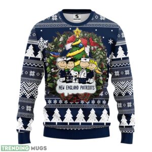 New England Patriots Snoopy Dog Ugly Christmas Sweater 3D Printed Sweater Christmas Gift Product Photo 1