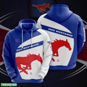 SMU Mustangs 3D Hoodie For Fans New Trending All OVer Print - SMU Mustangs 3D Hoodie For Fans New Trending All OVer Print