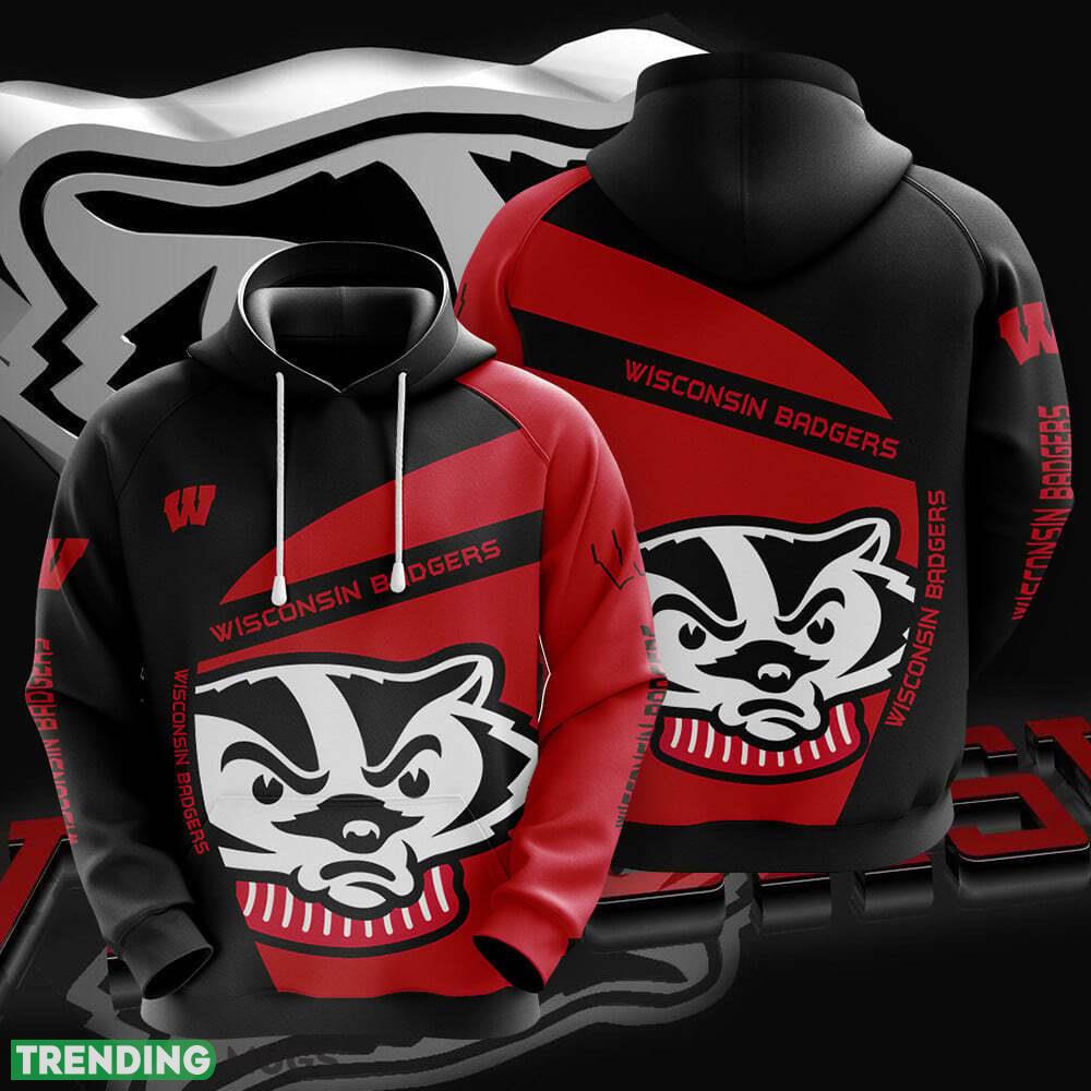 Wisconsin Badgers 3D Hoodie For Fans New Trending All OVer Print 3D All Over Print Wisconsin Badgers 3D Hoodie For Fans New Trending All OVer Print 3D All Over Print