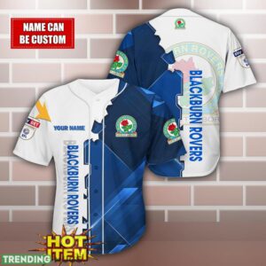 Blackburn Rovers Personalized Name 3D Baseball Jersey Shirt Product Photo 1