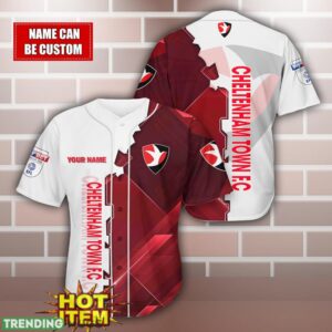 Cheltenham Town F.C Personalized Name 3D Baseball Jersey Shirt Product Photo 1