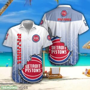 Detroit Pistons Hawaiian Shirt Summer Gift For Men And Women Product Photo 1