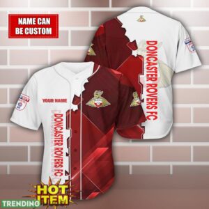 Doncaster Rovers Personalized Name 3D Baseball Jersey Shirt Product Photo 1