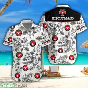 FC Midtjylland Hawaiian Shirt Tropical Style Summer Gift For Men And Women Product Photo 1