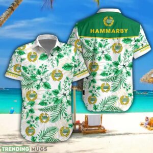 Hammarby Fotboll Hawaiian Shirt Tropical Style Summer Gift For Men And Women Hawaiian Shirt