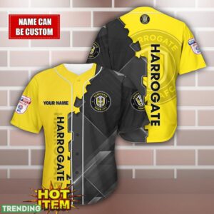 Harrogate Town AFC Personalized Name 3D Baseball Jersey Shirt Product Photo 1