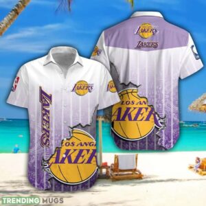 Los Angeles Lakers Hawaiian Shirt Summer Gift For Men And Women Product Photo 1