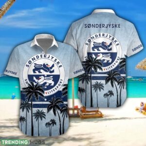 SønderjyskE Fodbold Hawaiian Shirt Summer Gift For Men And Women Product Photo 1