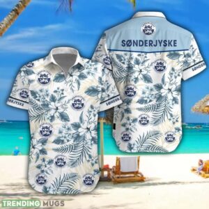 SønderjyskE Fodbold Hawaiian Shirt Tropical Style Summer Gift For Men And Women Product Photo 1